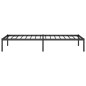 vidaXL Estructura de cama metal negro 75x190 cm vidaXL Estructura de cama metal negro 75x190 cm