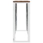 vidaXL Mesa consola acero inoxidable y madera maciza reciclada vidaXL Mesa consola acero inoxidable y madera maciza reciclada
