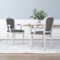 vidaXL Sillas de comedor 2 uds tela gris oscuro 62x59,5x100,5 cm vidaXL Sillas de comedor 2 uds tela gris oscuro 62x59,5x100,5 cm