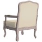 vidaXL Sillón de lino beige 64x64x90 cm vidaXL Sillón de lino beige 64x64x90 cm