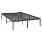 vidaXL Estructura de cama de metal negro 120x190 cm vidaXL Estructura de cama de metal negro 120x190 cm
