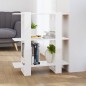 vidaXL Estantería/divisor de espacios blanco brillante 80x30x87 cm vidaXL Estantería/divisor de espacios blanco brillante 80x30x87 cm