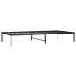 vidaXL Estructura de cama de metal negro 100x200 cm