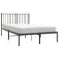 vidaXL Estructura de cama con cabecero metal negro 120x200 cm vidaXL Estructura de cama con cabecero metal negro 120x200 cm