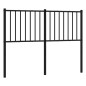 vidaXL Cabecero de metal negro 120 cm vidaXL Cabecero de metal negro 120 cm