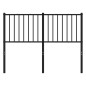 vidaXL Cabecero de metal negro 120 cm vidaXL Cabecero de metal negro 120 cm