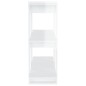vidaXL Estantería/divisor de espacios blanco brillante 80x30x87 cm vidaXL Estantería/divisor de espacios blanco brillante 80x30x87 cm