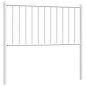 vidaXL Cabecero de metal blanco 90 cm