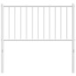 vidaXL Cabecero de metal blanco 90 cm