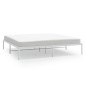 vidaXL Estructura de cama de metal blanco 193x203 cm vidaXL Estructura de cama de metal blanco 193x203 cm