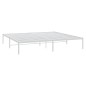 vidaXL Estructura de cama de metal blanco 193x203 cm vidaXL Estructura de cama de metal blanco 193x203 cm
