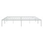 vidaXL Estructura de cama de metal blanco 193x203 cm vidaXL Estructura de cama de metal blanco 193x203 cm