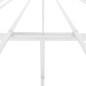 vidaXL Estructura de cama de metal blanco 193x203 cm vidaXL Estructura de cama de metal blanco 193x203 cm