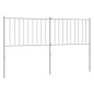 vidaXL Cabecero de metal blanco 150 cm vidaXL Cabecero de metal blanco 150 cm
