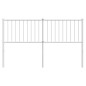 vidaXL Cabecero de metal blanco 150 cm vidaXL Cabecero de metal blanco 150 cm
