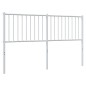 vidaXL Cabecero de metal blanco 150 cm vidaXL Cabecero de metal blanco 150 cm