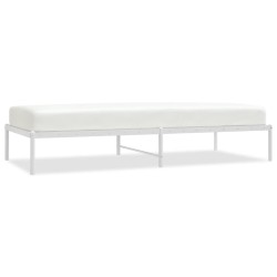 vidaXL Estructura de cama de metal blanca 90x200 cm