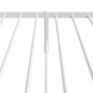 vidaXL Estructura de cama de metal con cabecero blanco 107x203 cm vidaXL Estructura de cama de metal con cabecero blanco 107x203 cm