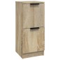 vidaXL Aparador de madera contrachapada roble Sonoma 30x30x70 cm vidaXL Aparador de madera contrachapada roble Sonoma 30x30x70 cm