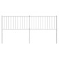vidaXL Cabecero de metal blanco 180 cm vidaXL Cabecero de metal blanco 180 cm