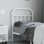 vidaXL Cabecero de metal blanco 75 cm vidaXL Cabecero de metal blanco 75 cm