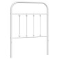 vidaXL Cabecero de metal blanco 75 cm vidaXL Cabecero de metal blanco 75 cm