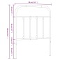 vidaXL Cabecero de metal blanco 75 cm vidaXL Cabecero de metal blanco 75 cm