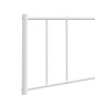 vidaXL Cabecero de metal blanco 90 cm vidaXL Cabecero de metal blanco 90 cm
