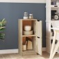 vidaXL Aparador de madera contrachapada roble Sonoma 30x30x70 cm vidaXL Aparador de madera contrachapada roble Sonoma 30x30x70 cm