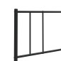 vidaXL Cabecero de metal negro 160 cm vidaXL Cabecero de metal negro 160 cm