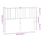 vidaXL Cabecero de metal negro 160 cm vidaXL Cabecero de metal negro 160 cm