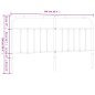 vidaXL Cabecero de metal negro 160 cm vidaXL Cabecero de metal negro 160 cm