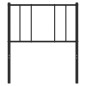 vidaXL Cabecero de metal negro 90 cm vidaXL Cabecero de metal negro 90 cm