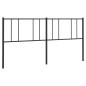 vidaXL Cabecero de metal negro 193 cm vidaXL Cabecero de metal negro 193 cm