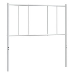 vidaXL Cabecero de metal blanco 75 cm