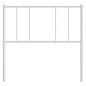 vidaXL Cabecero de metal blanco 75 cm