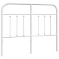 vidaXL Cabecero de metal blanco 120 cm vidaXL Cabecero de metal blanco 120 cm