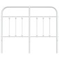 vidaXL Cabecero de metal blanco 120 cm vidaXL Cabecero de metal blanco 120 cm