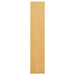 vidaXL Estante de pared de bambú 100x20x4 cm