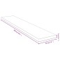 vidaXL Estante de pared de bambú 100x20x4 cm vidaXL Estante de pared de bambú 100x20x4 cm