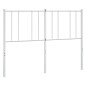 vidaXL Cabecero de metal blanco 120 cm vidaXL Cabecero de metal blanco 120 cm