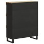 vidaXL Armario auxiliar madera maciza reciclada 85x33x107 cm vidaXL Armario auxiliar madera maciza reciclada 85x33x107 cm