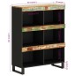vidaXL Armario auxiliar madera maciza reciclada 85x33x107 cm vidaXL Armario auxiliar madera maciza reciclada 85x33x107 cm