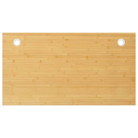 vidaXL Tablero de escritorio de bambú 100x60x1,5 cm