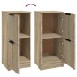 vidaXL Aparador de madera contrachapada roble Sonoma 30x30x70 cm vidaXL Aparador de madera contrachapada roble Sonoma 30x30x70 cm
