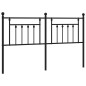 vidaXL Cabecero de metal negro 160 cm vidaXL Cabecero de metal negro 160 cm