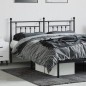 vidaXL Cabecero de metal negro 160 cm vidaXL Cabecero de metal negro 160 cm