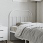vidaXL Cabecero de metal blanco 90 cm vidaXL Cabecero de metal blanco 90 cm
