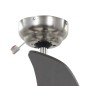vidaXL Ventilador de techo adornado con lámpara 128 cm marrón vidaXL Ventilador de techo adornado con lámpara 128 cm marrón