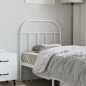 vidaXL Cabecero de metal blanco 75 cm vidaXL Cabecero de metal blanco 75 cm
